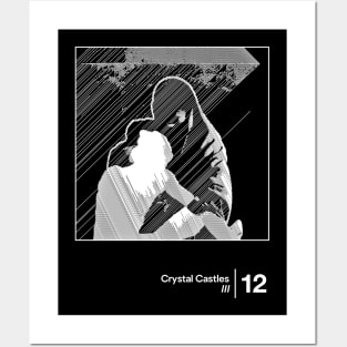 Crystal Castles - III / Minimalist Style Graphic Design Posters and Art